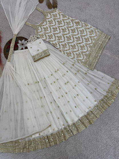 ISHIKA —Designer Pallazo Suit with Free Potli Bag Set