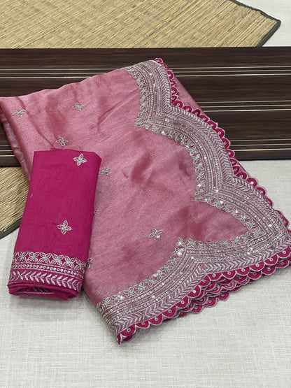 SAMIIRA - Shimmer Silk Saree