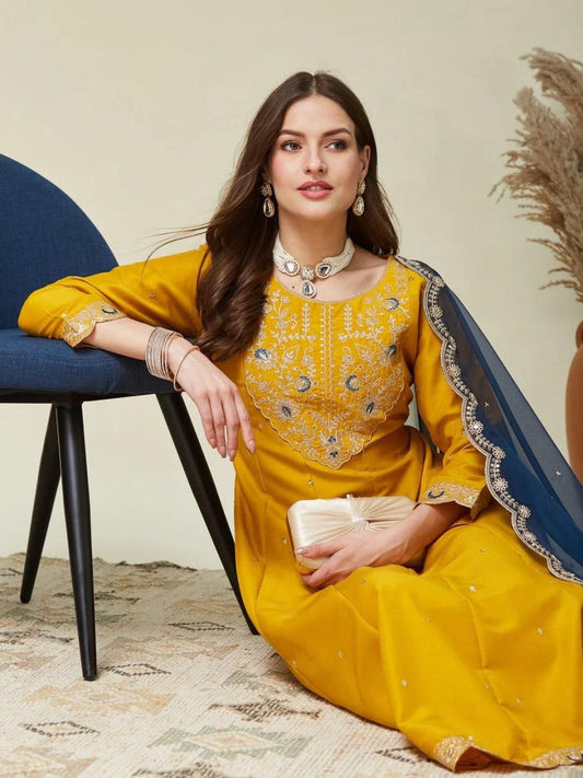 ADHIRAA 2.0 — Premium Vichitrah Silk Kurti Suit