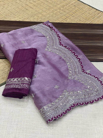 SAMIIRA - Shimmer Silk Saree