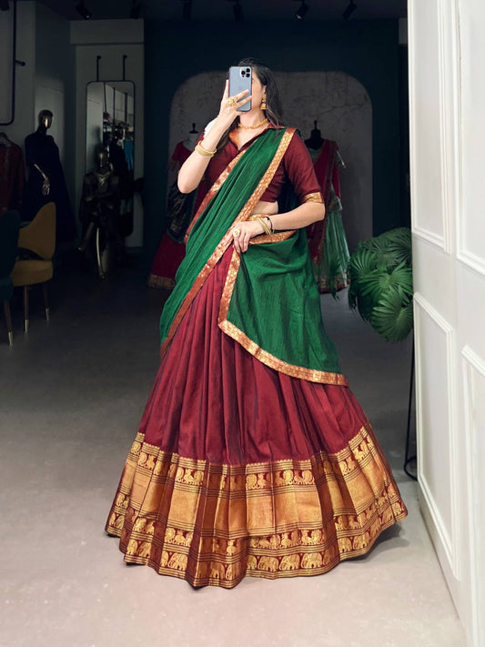 VANISHREE — Narayanpet Half Sarees Lehenga