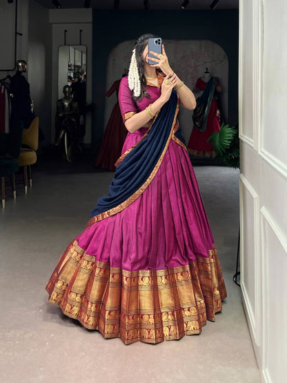 VANISHREE — Narayanpet Half Sarees Lehenga