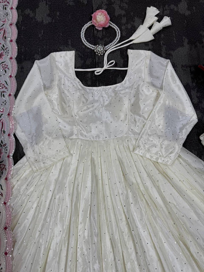 ELORA - Chinnon Silk Anarkali Suit