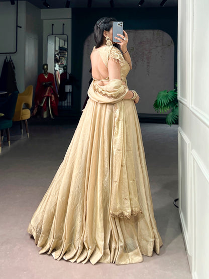 SAHANA — Metallic Shimmer Partywear Lehenga