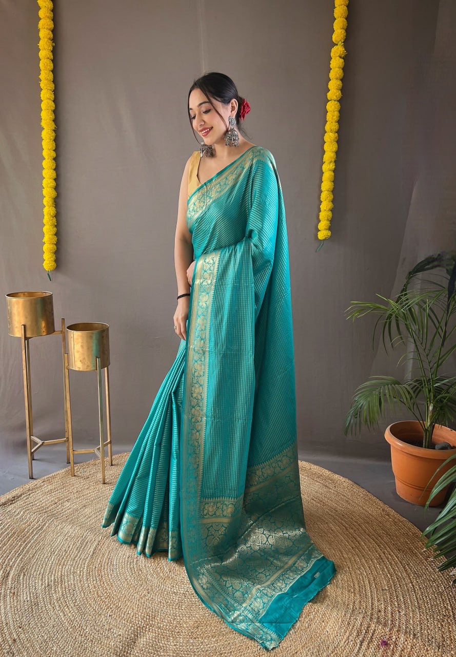 Aradyaa Soft Copper Silk Saree