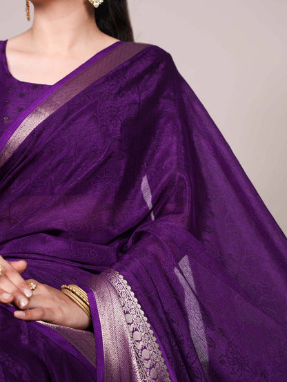 ALIRA - Chinnon Silk Saree