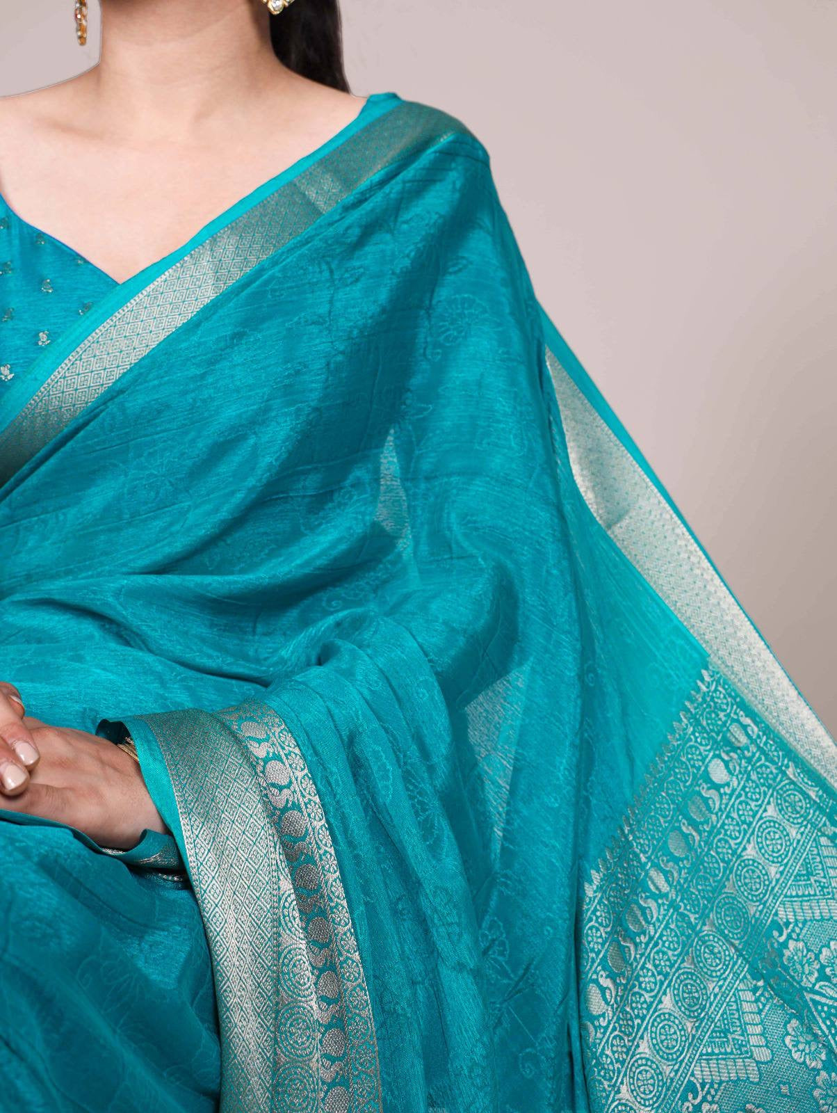 ALIRA - Chinnon Silk Saree