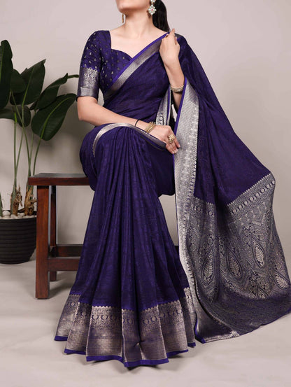 ALIRA - Chinnon Silk Saree
