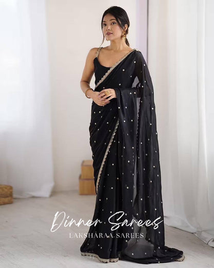 RHEAA — Rangoli Soft Georgette Saree