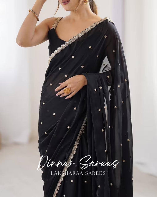 RHEAA — Rangoli Soft Georgette Saree