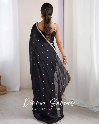 RHEAA — Rangoli Soft Georgette Saree