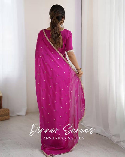 RHEAA — Rangoli Soft Georgette Saree