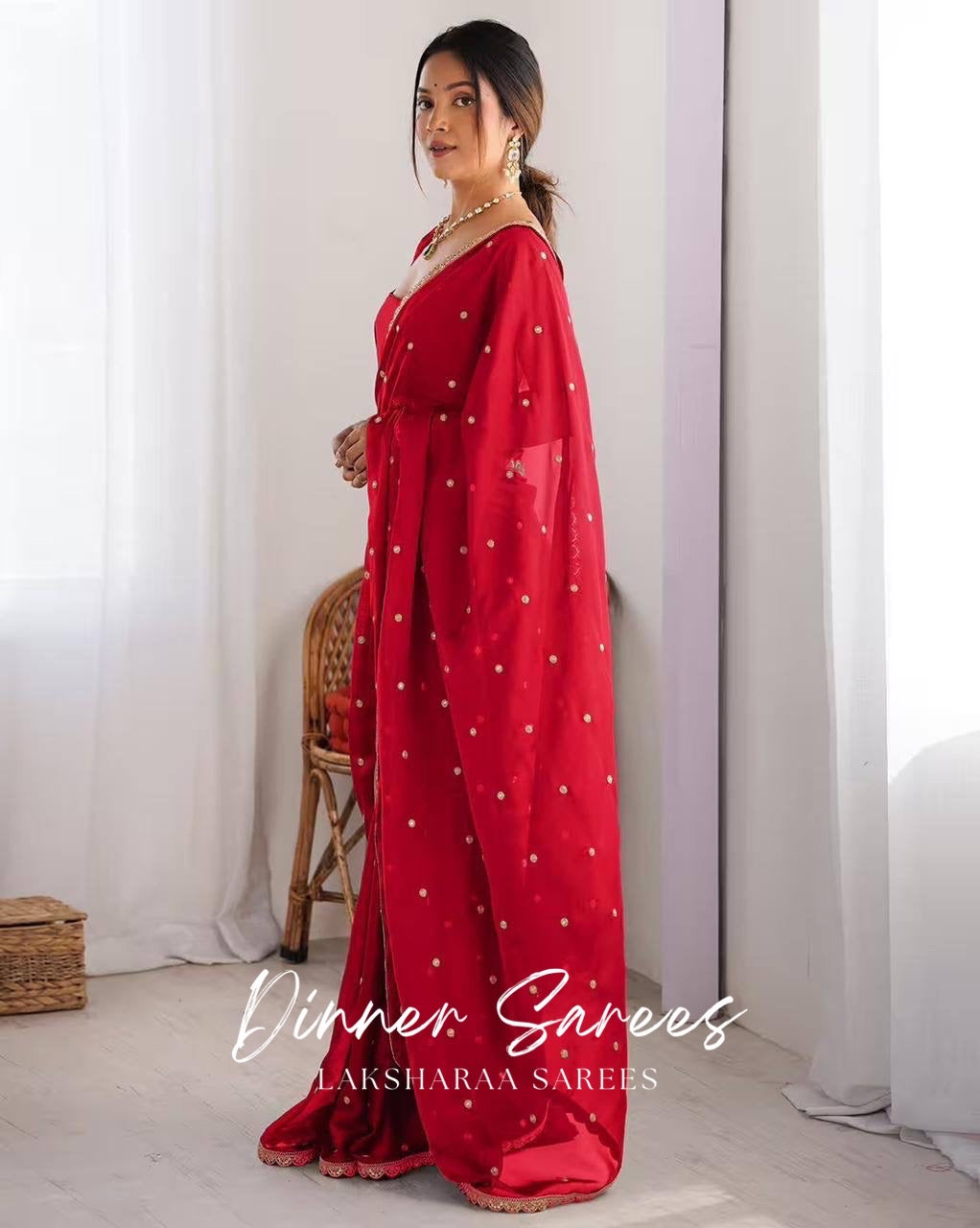 RHEAA — Rangoli Soft Georgette Saree