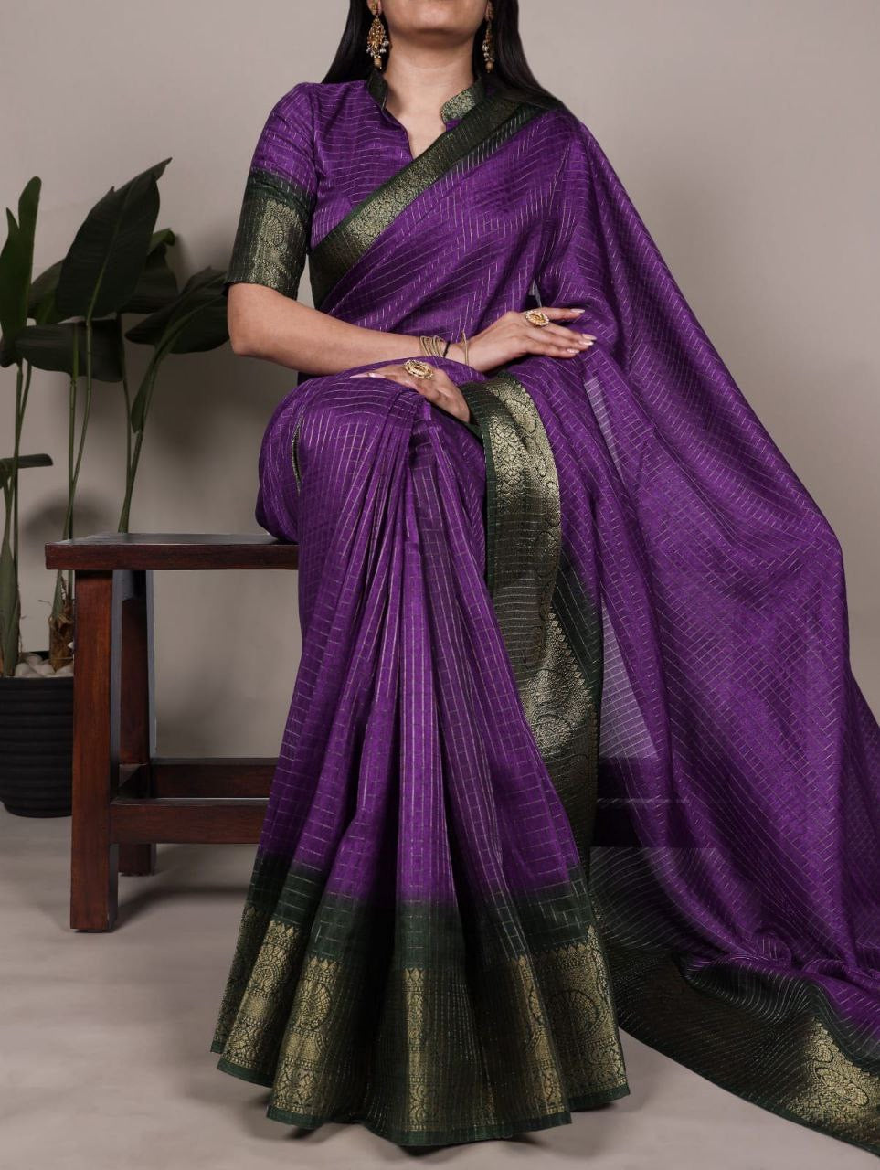 Cotton saree