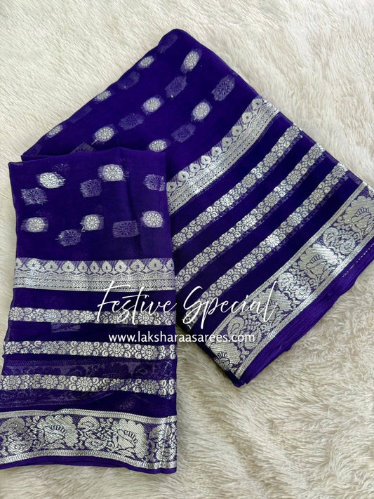 Viscose Georgette Saree