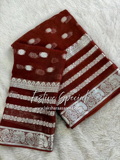 Viscose Georgette Saree