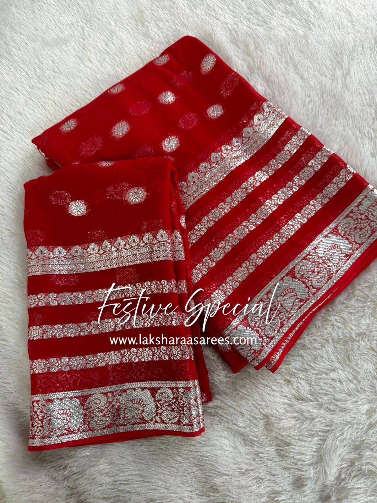 Viscose Georgette Saree