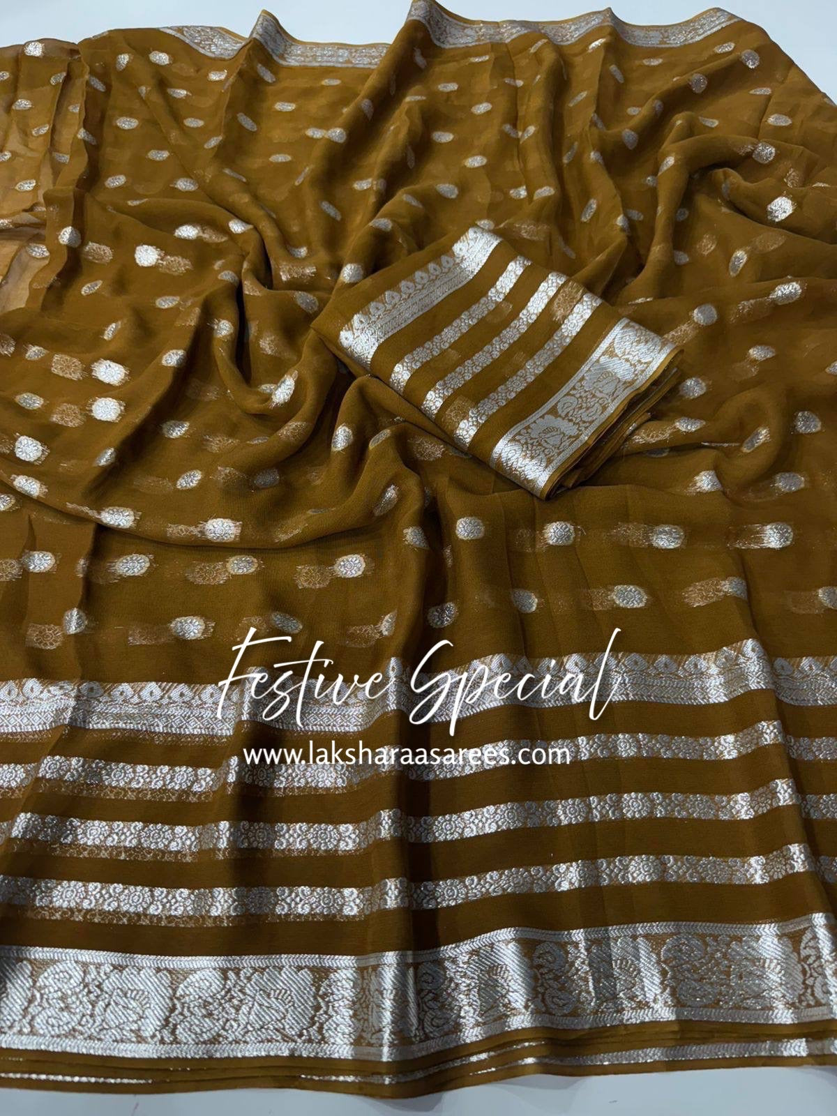 Viscose Georgette Saree
