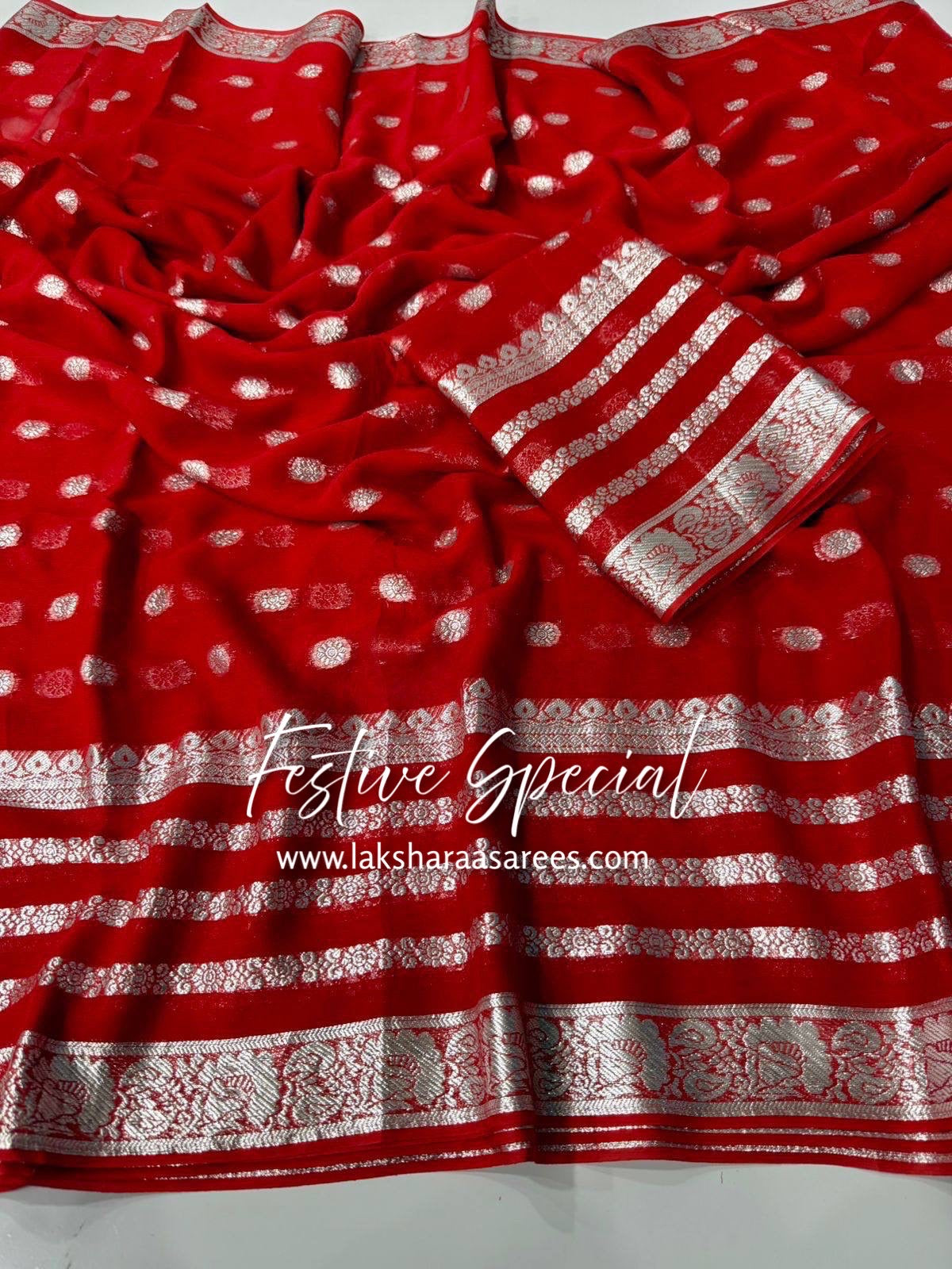 Viscose Georgette Saree