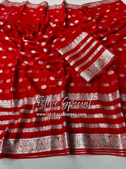 Viscose Georgette Saree