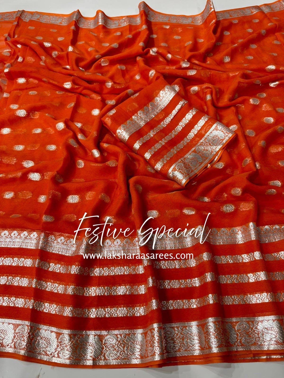 Viscose Georgette Saree
