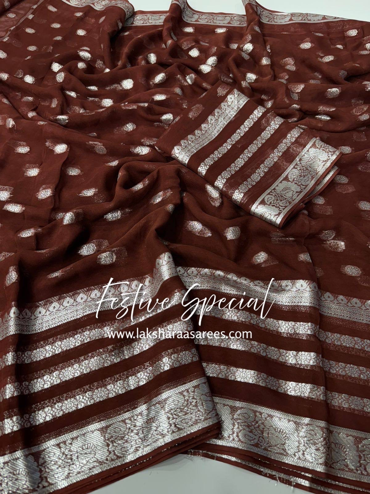 Viscose Georgette Saree