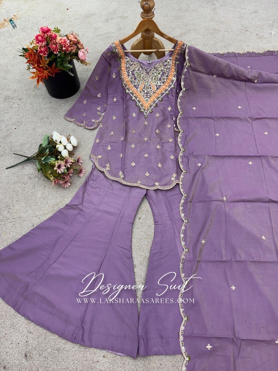 KATRINA — Y2K Style Sharara Suit