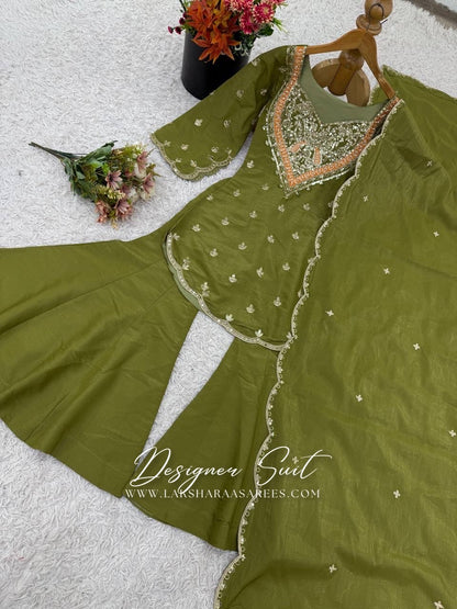 KATRINA — Y2K Style Sharara Suit