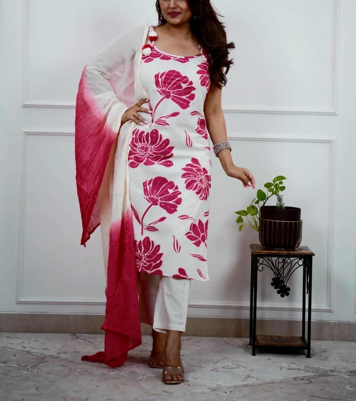 Comfy Cute Cotton Kurti Set