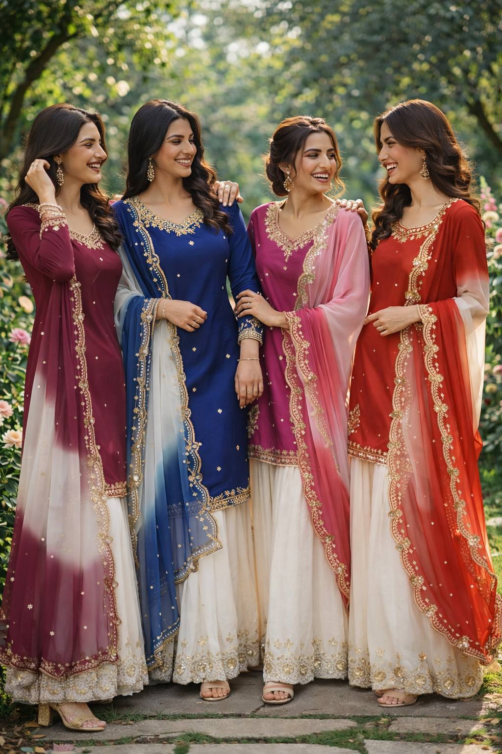 MIRAA — French Crepe Pallazo Suit - Laksharaa Sarees