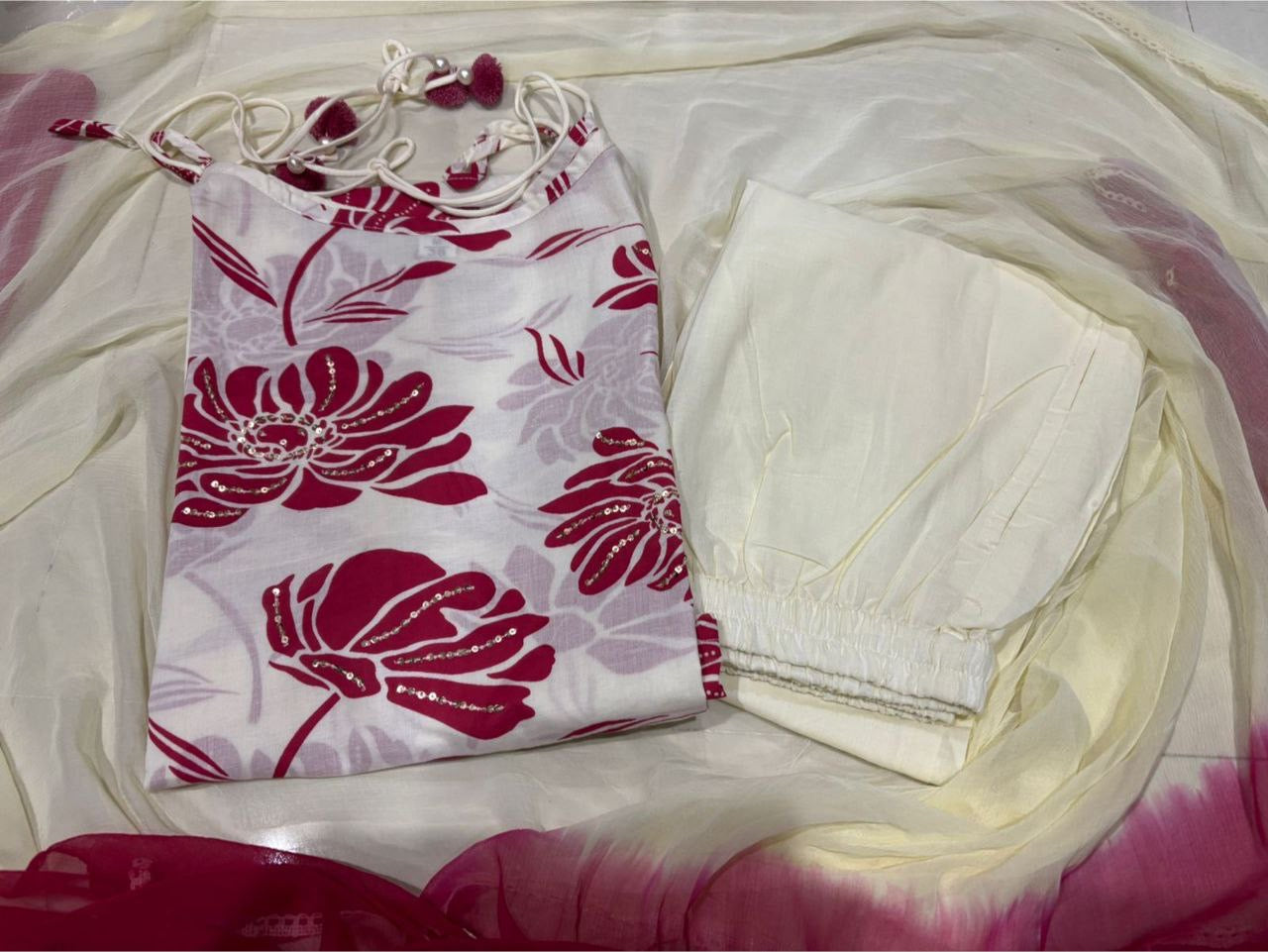 Comfy Cute Cotton Kurti Set
