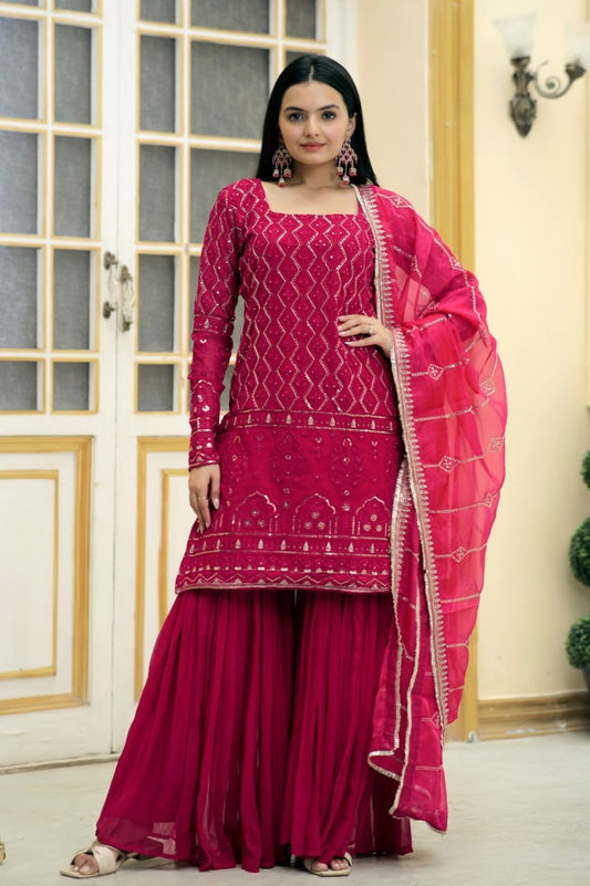 Aliyaa Lucknowi Sharara Set