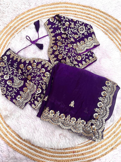 RUBINEE — Fandy silk x  Stitched Blouse