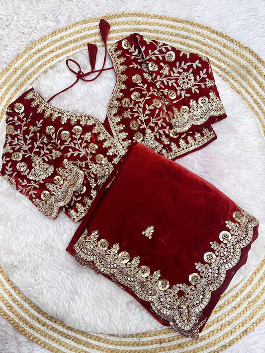 RUBINEE — Fandy silk x  Stitched Blouse