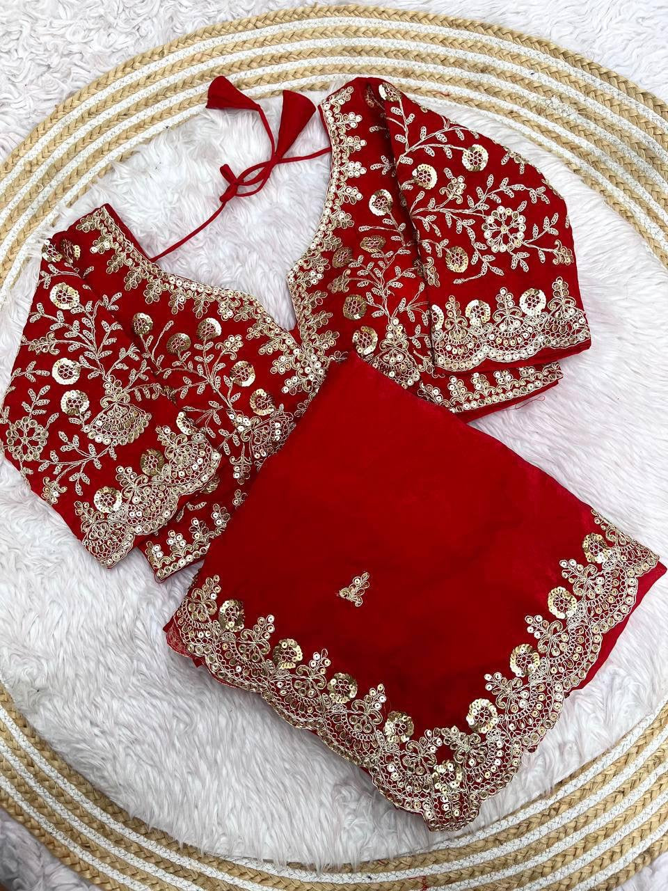 RUBINEE — Fandy silk x  Stitched Blouse