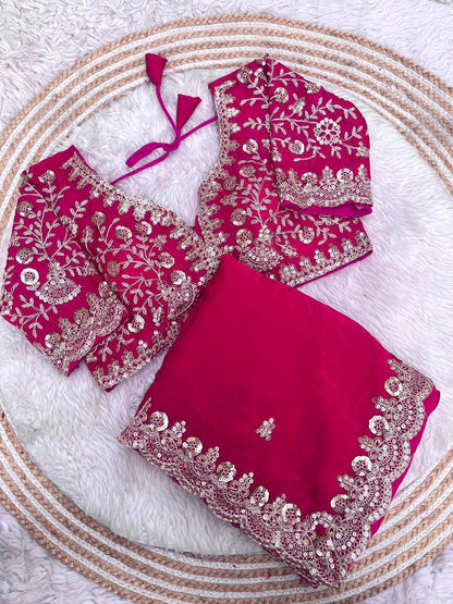 RUBINEE — Fandy silk x  Stitched Blouse