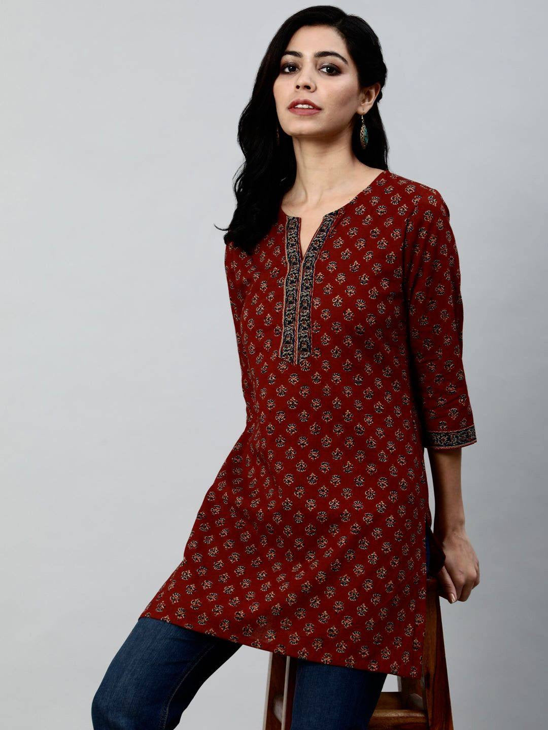 Simple Short Kurti Top