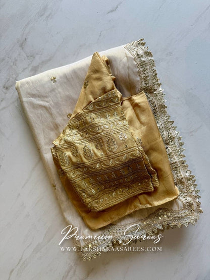 Grand Viscose Saree x Designer Blouse
