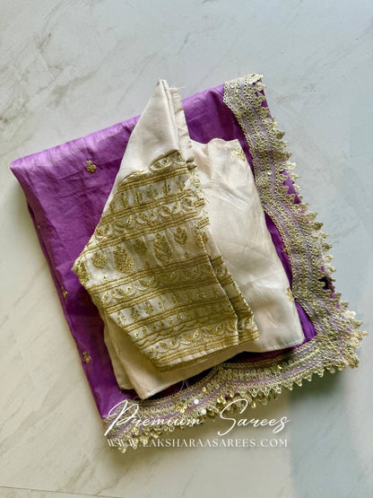 Grand Viscose Saree x Designer Blouse
