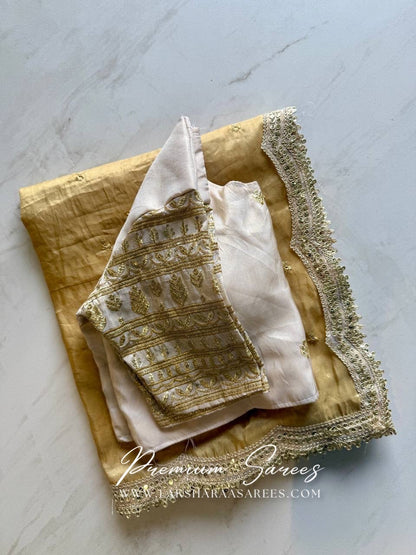 Grand Viscose Saree x Designer Blouse