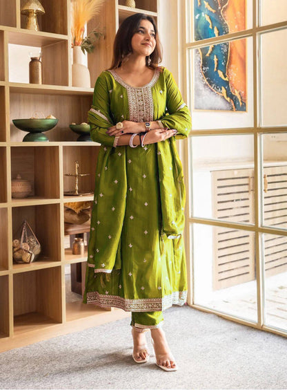 NISHANI - Vichitrah Silk Comfy Kurtis Suit - Laksharaa Sarees