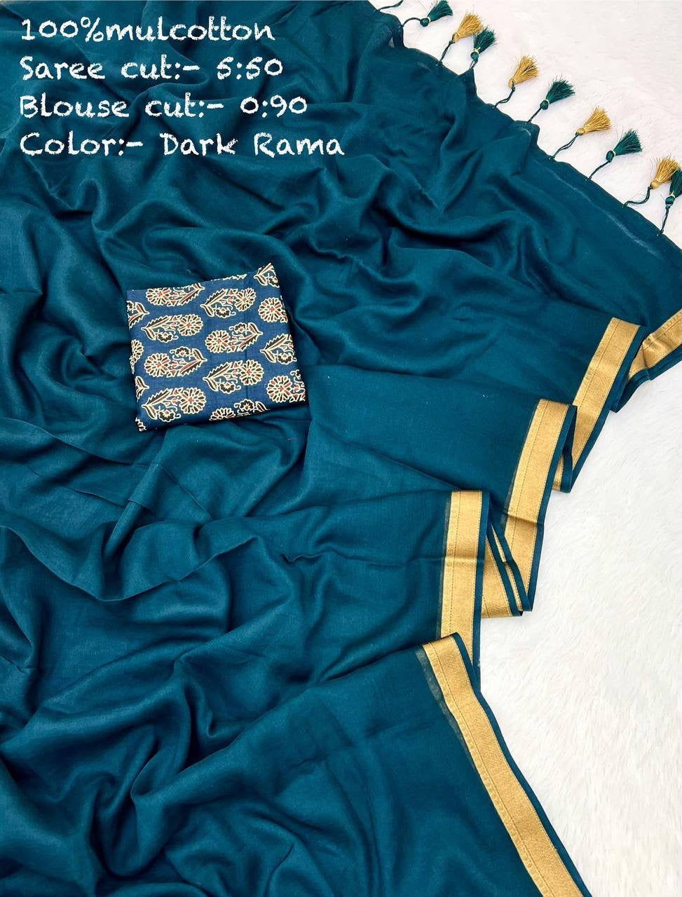 Diwali Special — Mul Cotton Sarees x Tassle Border 2.0