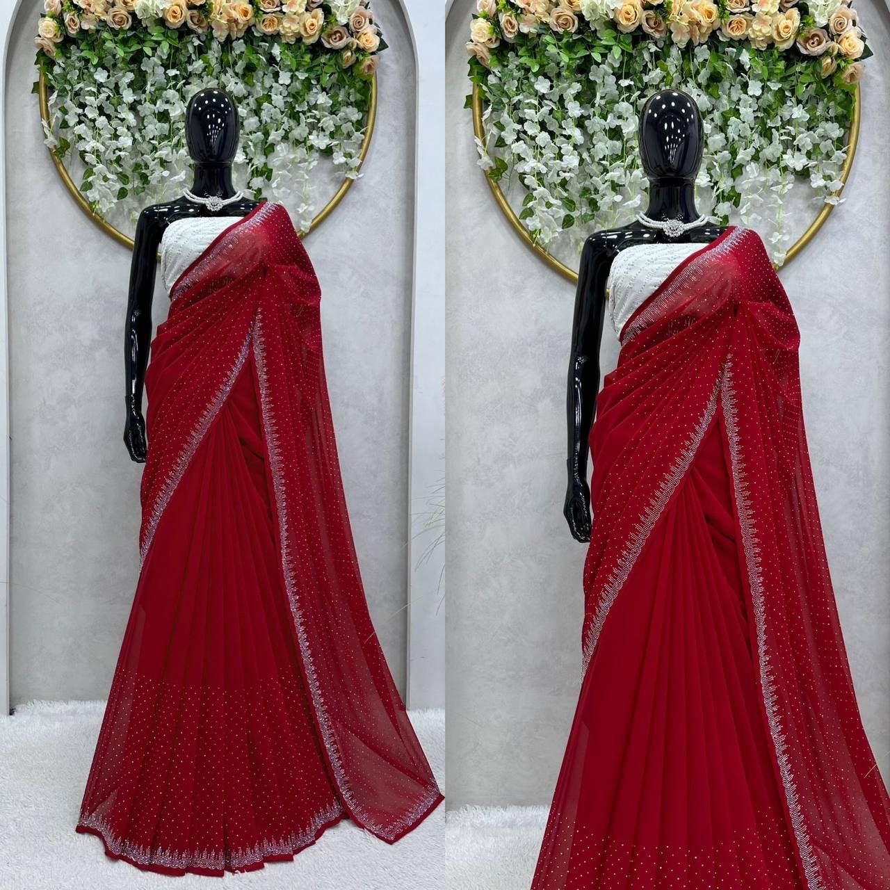 Ruyaa Partywear Georgette Saree