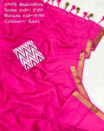 Diwali Special — Mul Cotton Sarees x Tassle Border 2.0