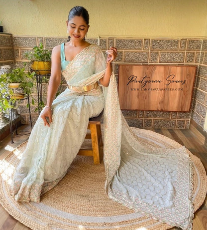 Designer Mermaid Dinner Saree