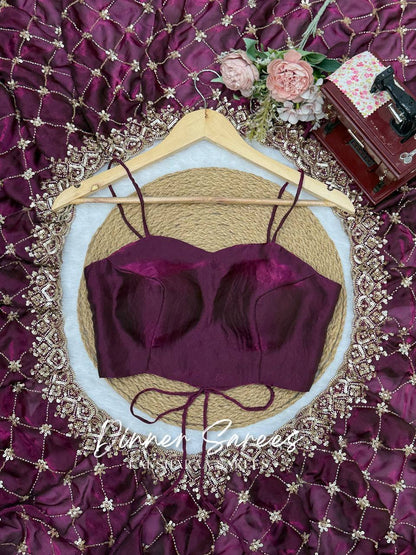 Laksharaa Sarees LAUREL Saree Wine Purple