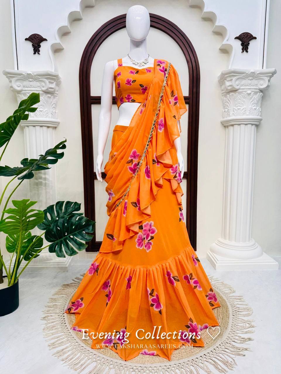 Laksharaa Sarees SOPHIA Orange