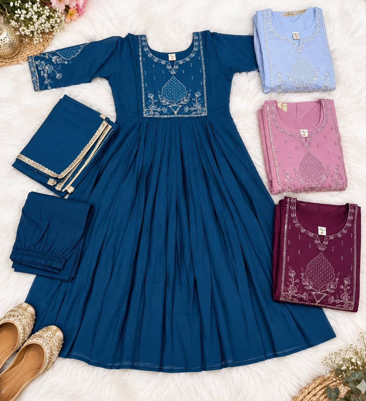 DIVIKA original flat lay - all four colours