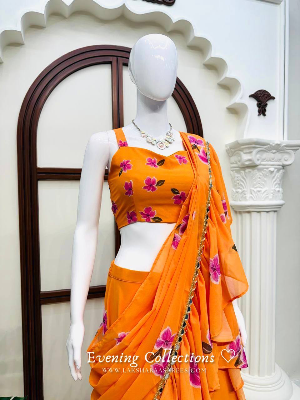 Laksharaa Sarees SOPHIA Orange