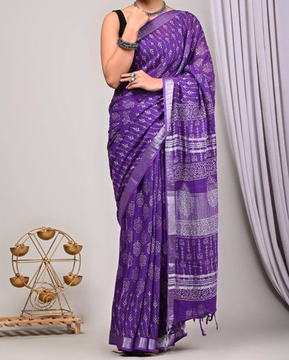 Comfy Linen Saree 1.0